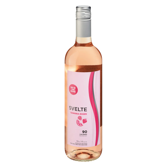 SVELTE ROSÉ SANGRIA WINE DRINK, 12 X 750 ML