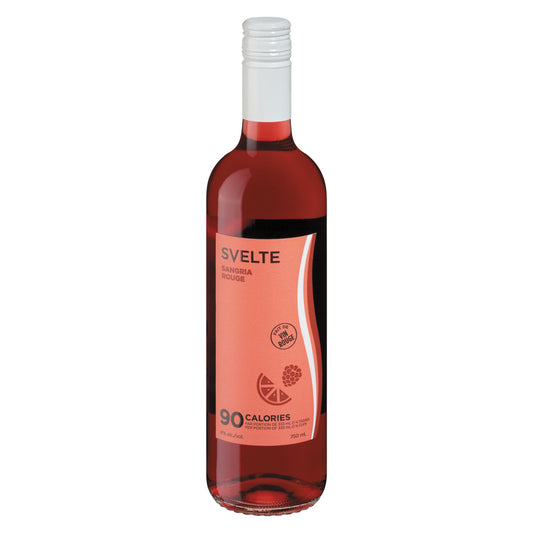 SVELTE RED SANGRIA WINE DRINK, 12 X 750 ML