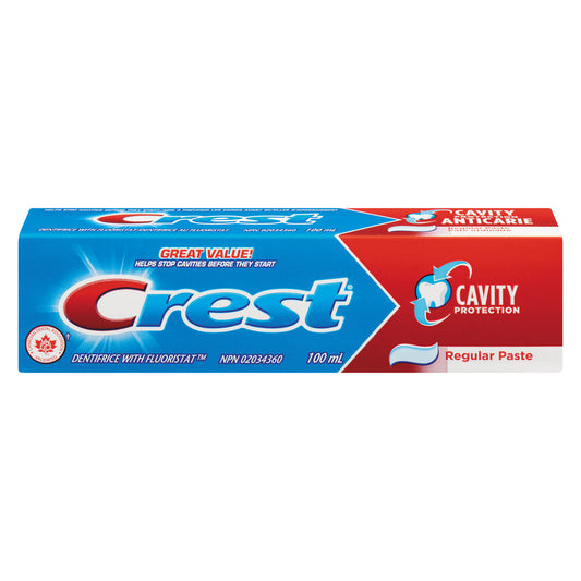CREST REGULAR TOOTHPASTE, 24 X 100 ML