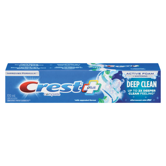 CREST COMPLETE DENTAL PLUS DEEP CLEAN, 12 X 120 ML