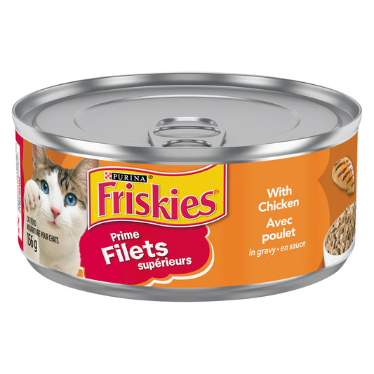 FRISKIES CAT FOOD PRIME FILET CHICKEN, 24 X 156 G