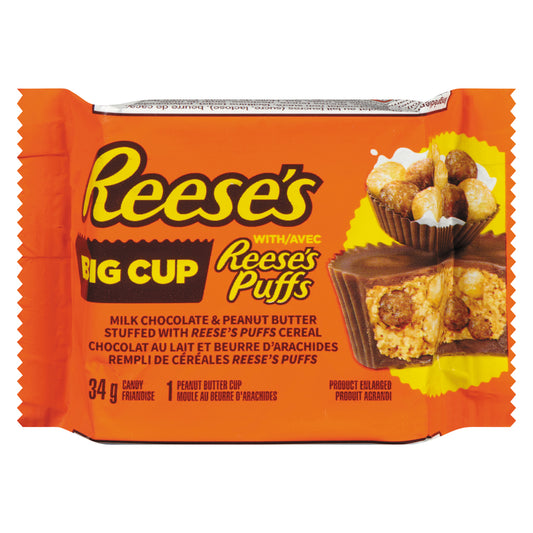REESE'S PEANUT BUTTER CUP CUT, 16 X 34 G