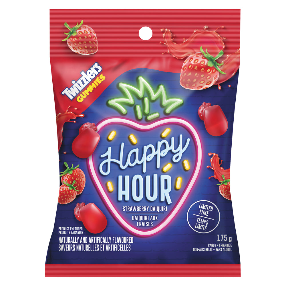 TWIZZLER GUMMIES STRAWBERRY DAIQUIRI, 10 X 175 G