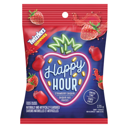 TWIZZLER GUMMIES STRAWBERRY DAIQUIRI, 10 X 175 G