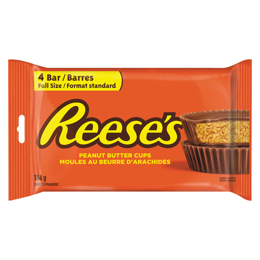REESE MULTI PEANUT BUTTER CUP 4 PACK, 12 X 4 X 46 G