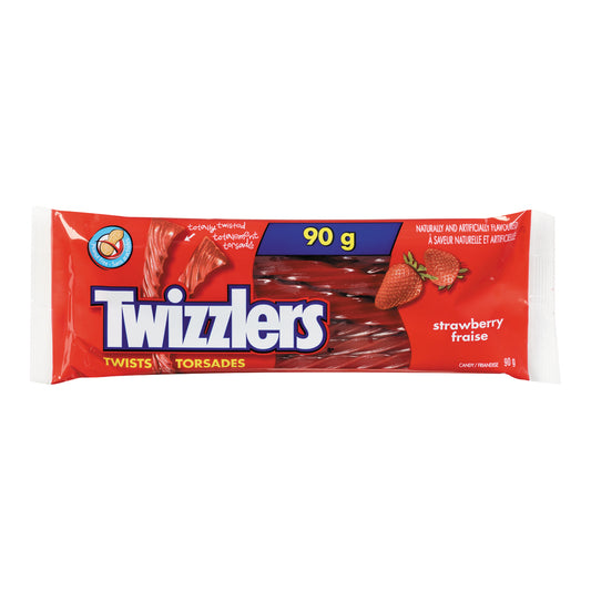 TWIZZLERS STRAWBERRY LICORICE, 24 X 90 G