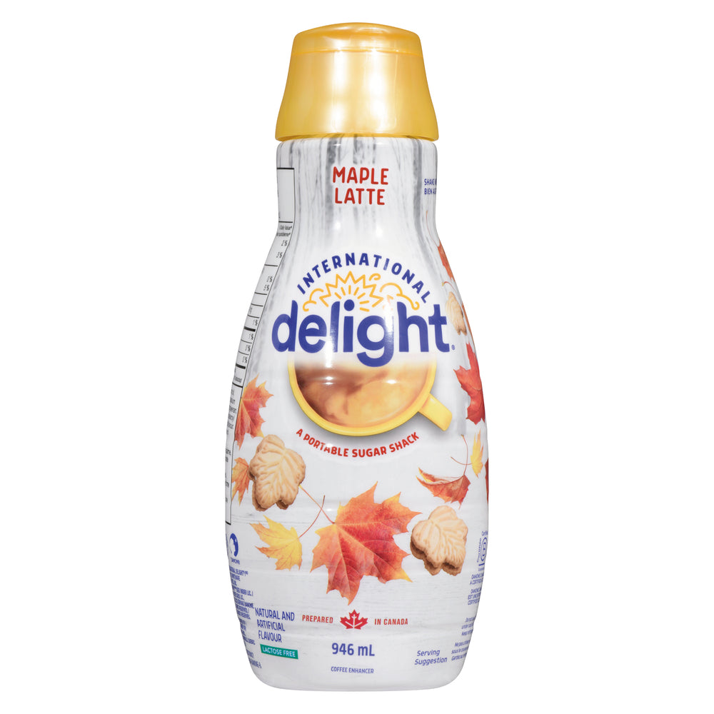 INTERNATIONAL DELIGHT COFFEE MAPLE LATTE, 6 X 946 ML