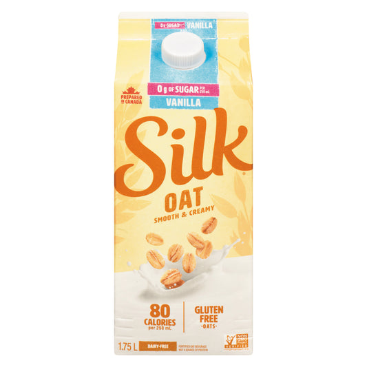 SILK PROT VANILLA UNSWEETENED DRINK, 6 X 1.75 L