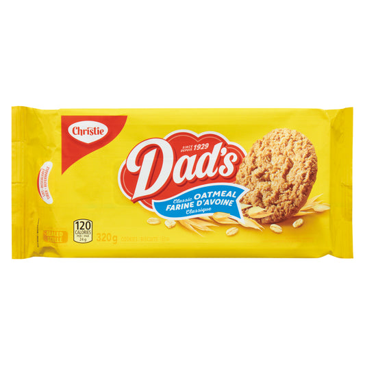 CHRISTIE DAD'S ORIGINAL OAT BISCUITS, 12 X 320 G