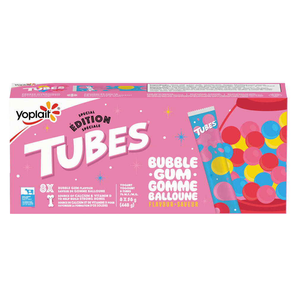 YOPLAIT YOGURT TUBES SPECIAL EDITION, 8 X 448 G