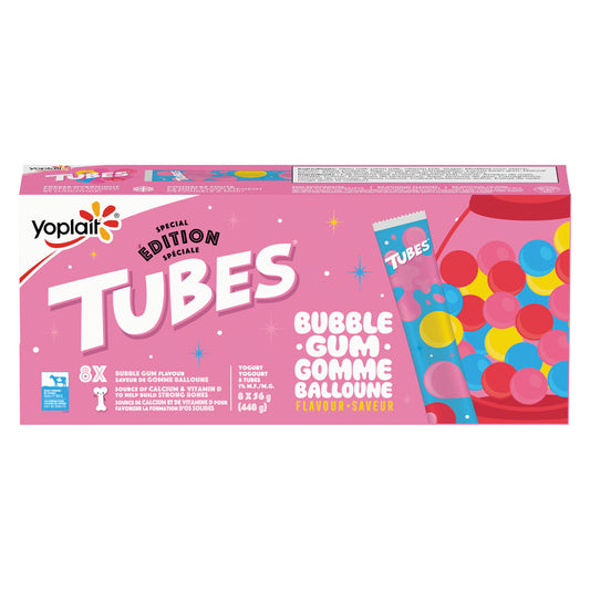 YOPLAIT YOGURT TUBES SPECIAL EDITION, 8 X 448 G