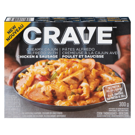 CRAVE CAJUN CHICKEN ALFREDO, 12 X 300 G