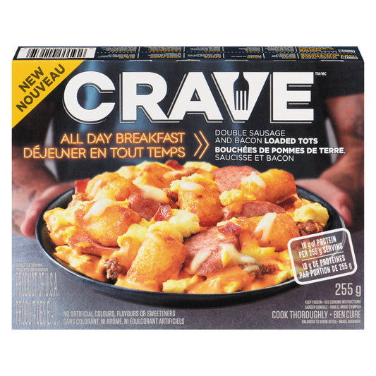 CRAVE EGG SAUSAGE BACON, 12 X 255 G