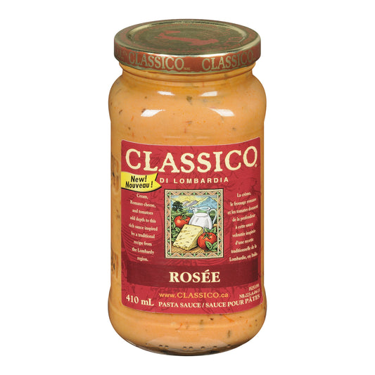 CLASSICO LOMBARDIA ROSEE SAUCE, 12 X 410 ML