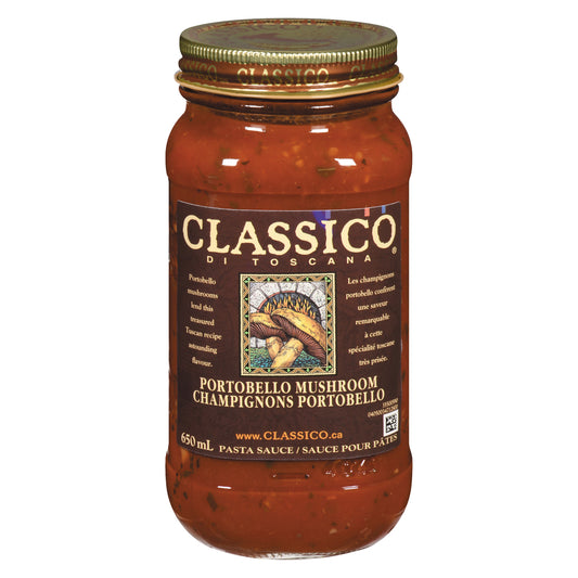 CLASSICO TOSCANA PORTOBELLO SAUCE, 12 X 650 ML