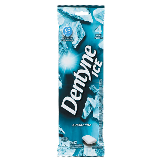 DENTYNE ICE AVALANCHE 4-PACK, 18 X 4 UN