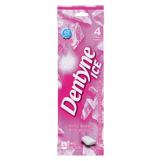 DENTYNE ICE GUM ARCTIC 4-PACK, 18 X 4 UN