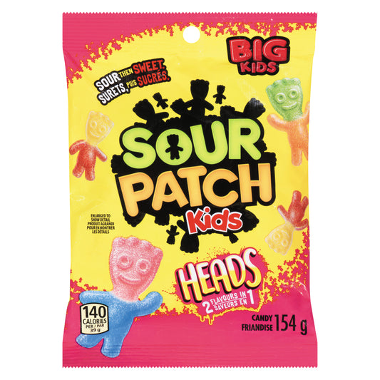 SOUR PATCH KIDS BIG HEADZ, 12 X 154 G