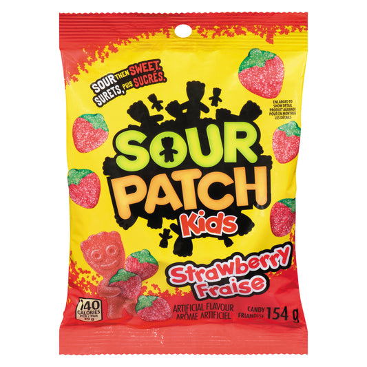 SOUR PATCH KIDS STRAWBERRY, 12 X 154 G