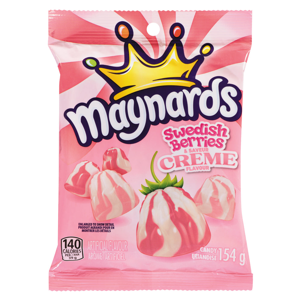 MAYNARDS SWEDISH FRUIT CREAMY, 12 X 154 G