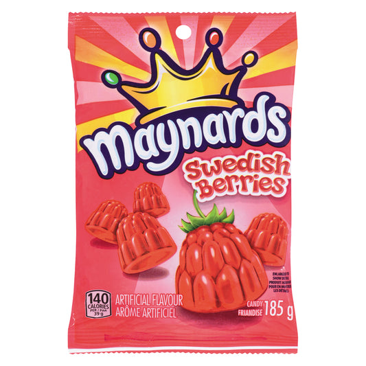 MAYNARDS SWEDISH BERRIES CANDY, 12 X 185 G