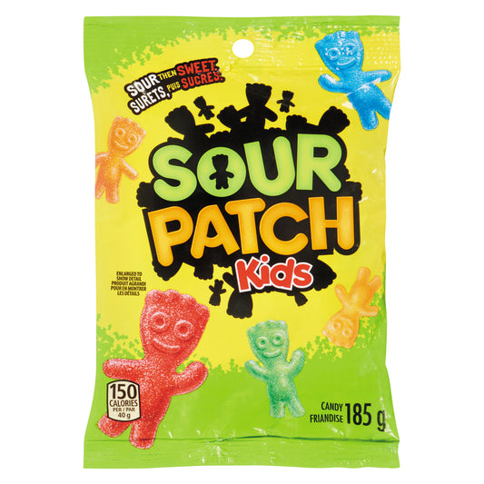 MAYNARDS SOUR PATCH KIDS CANDY, 12 X 185 G
