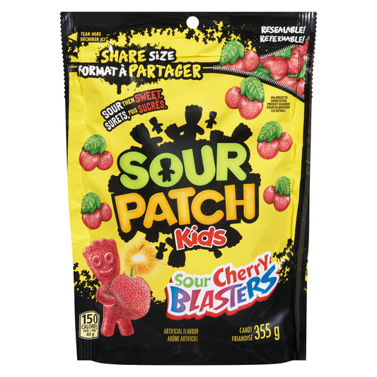 MAYNARDS SOUR CHERRIES CANDY, 12 X 355 G