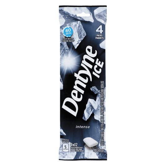 DENTYNE INTENSE GUM, 18 X 4 UN