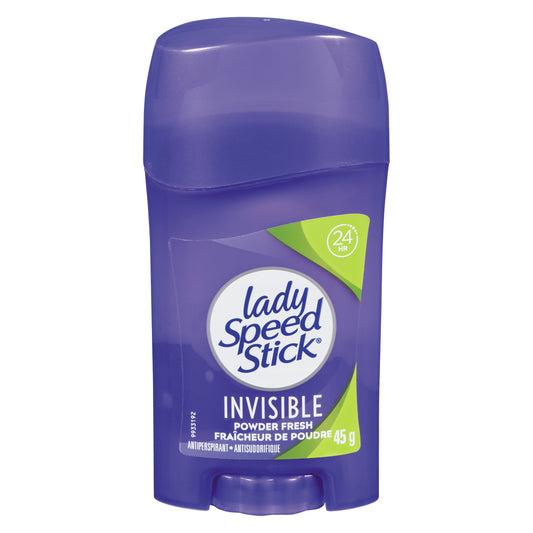 LADY SPEED STICK INVISIBLE FRESH POWDER, 6 X 45 G