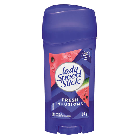 LADY SPEED STICK DEODORANT MELON INFUSION, 6 X 65 G