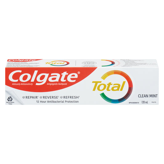 COLGATE TOTAL MINT TOOTHPASTE, 24 X 120 ML