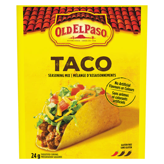 OLD EL PASO TACO SEASONING MIX, 32 X 24 G