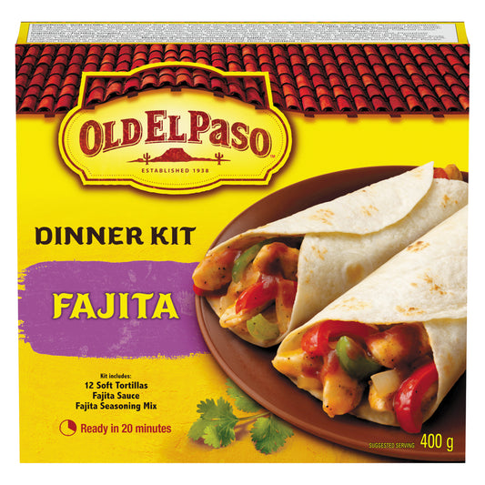 OLD EL PASO FAJITA KIT, 12 X 400 G