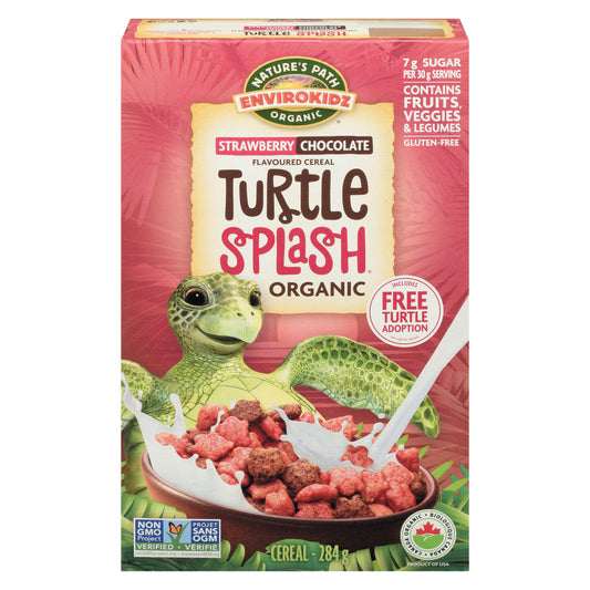 NATURE'S PATH ENVIROKIDZ TURTLE SPLASH GLUTEN-FREE ORGANIC, 12 X 284 G