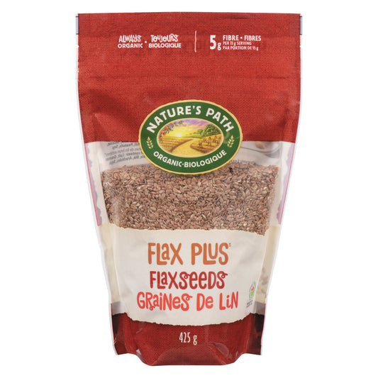 NATURE'S PATH ORGANIC FLAX SEEDS, 6 X 425 G