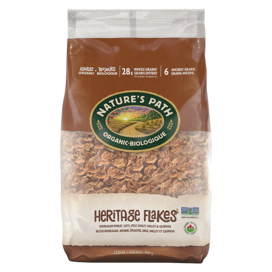 NATURE'S PATH EARTH-FRIENDLY BAG HERITAGE OATMEAL ORGANIC, 6 X 907 G