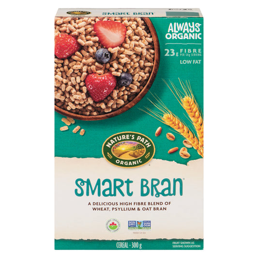 NATURE'S PATH SMART BRAN ORGANIC, 12 X 300 G