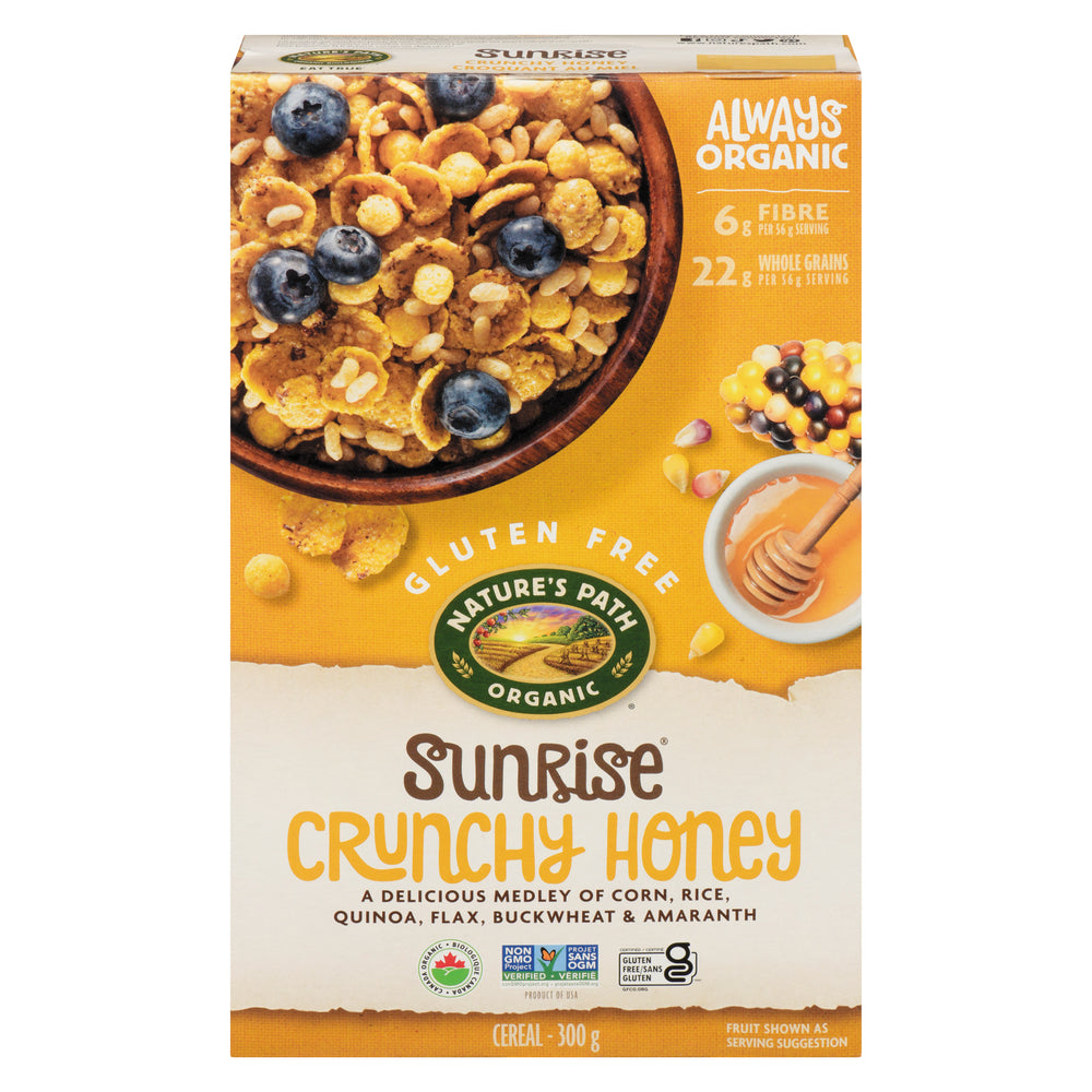 NATUPATH CEREAL HONEY CRUNCH GLUTEN-FREE BIO, 12 X 300 G