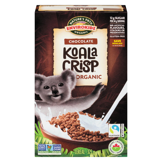 NATURE'S PATH ENVIROKIDZ KOALA CRISP GLUTEN-FREE ORGANIC, 12 X 325 G
