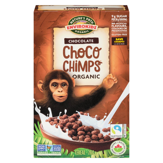 NATURE'S PATH ENVIROKIDZ CHIMPANZEE CRISP GLUTEN-FREE ORGANIC, 12 X 284 G