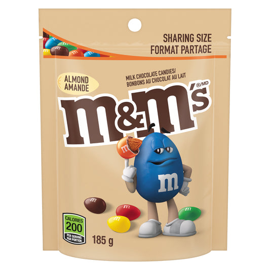 M&M ALMONDS BAG, 15 X 185 G