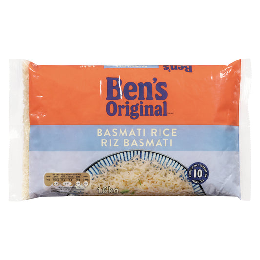 BENORGNL BASMATI RICE CANADA 6X1.6KG, 6 X 1.6 KG