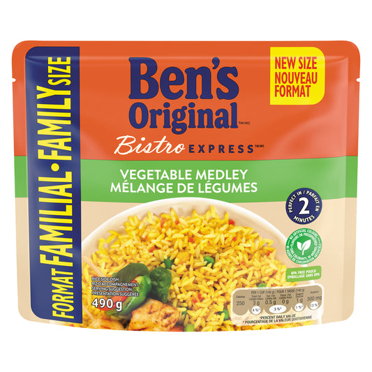 BENORINL VEGETABLE RICE, 6 X 490 G