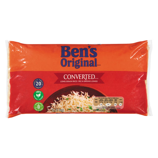 BENORGNL LONG GRAIN RICE, 8 X 2.270 KG