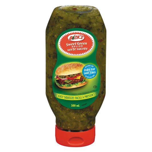 BICKS SWEET GREEN RELISH COMPR, 12 X 500 ML