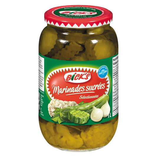 BICKS SWEET MIXED MARINADES, 12 X 1 L