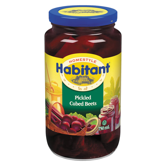 HABITANT MARINATED PICKLED BEETS, 12 X 750 ML