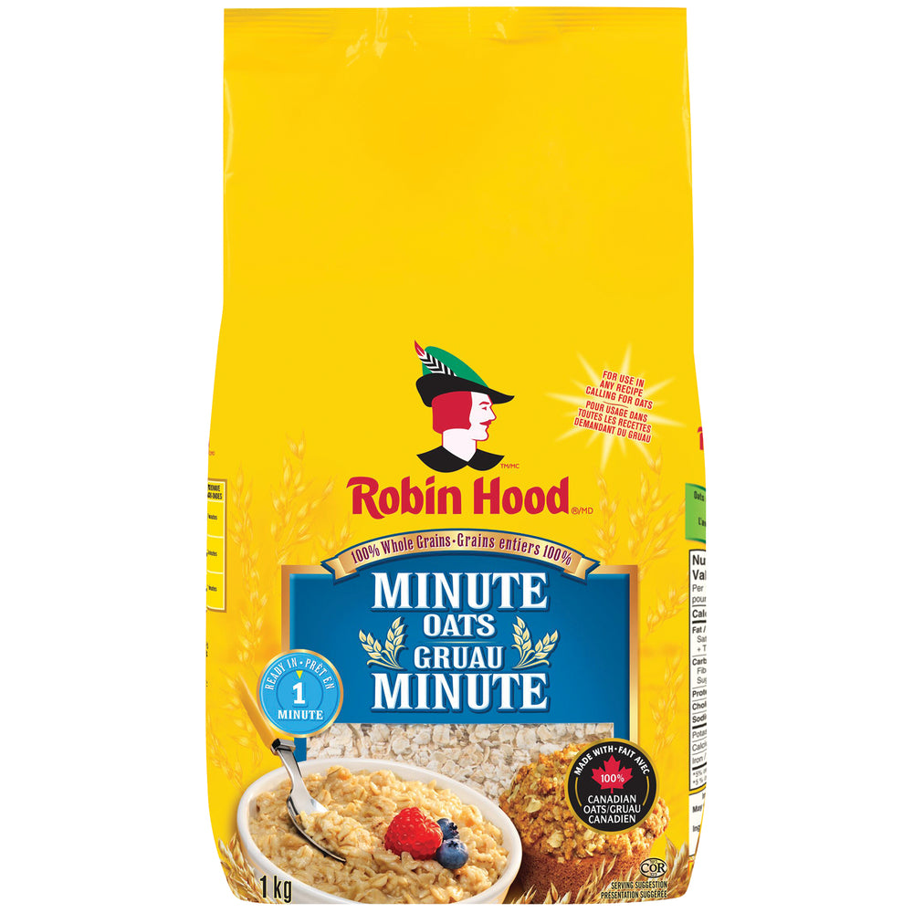 ROBIN HOOD MINUTE OATS, 8 X 1 KG