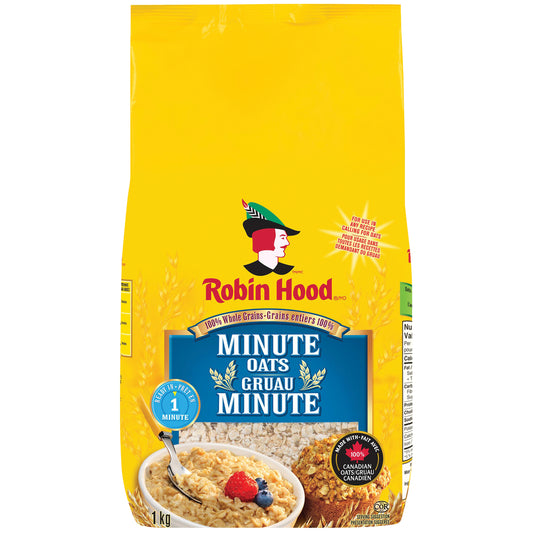 ROBIN HOOD MINUTE OATS, 8 X 1 KG