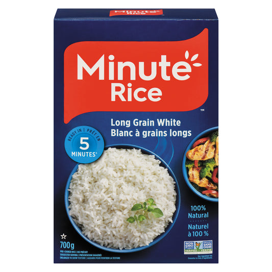 MINUTE RICE RICE, 12 X 700 G